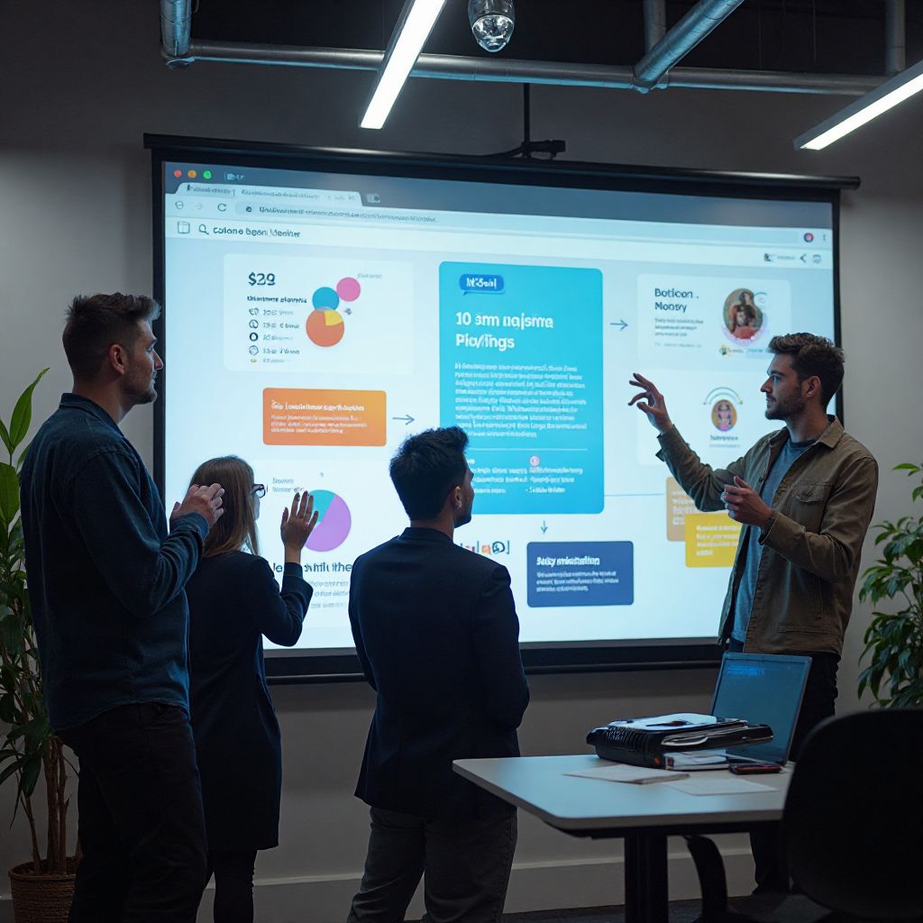 Digital learning platform demonstration