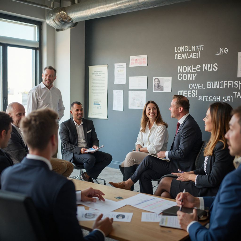 Team of motivation coaches at CriticPoint headquarters